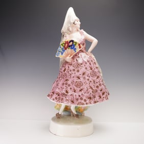 Goldscheider by Josef Lorenzl Art Deco Figure, Carmen