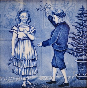 Josiah Wedgwood & Sons Etruria Months of the Year Series Tile, December