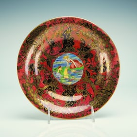 Wedgwood Fairyland Lustre Firbolgs Thumbelina Dish