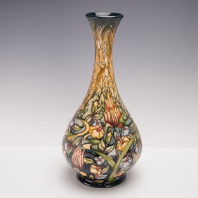 Moorcroft Pottery by Rachel Bishop Vase, Prairie Summer