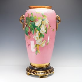 Large Minton Porcelain by Richard Pilsbury Vase