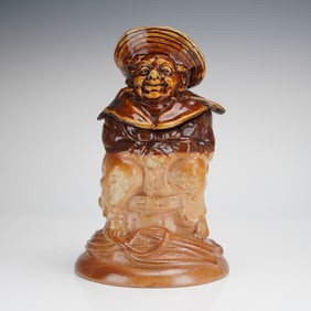 Doulton Lambeth Salt-Glazed Stoneware Lidded Tobacco Jar, Sailor