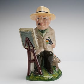 Bairstow Manor Pottery Manor Winston the Artist Figurine