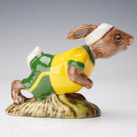 Royal Doulton Bunnykins Prototype Figurine, Jogging