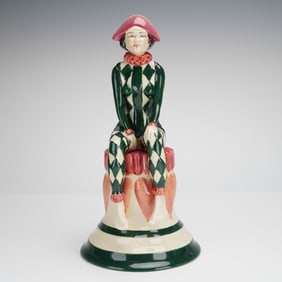Kevin Francis Ceramic Colorway Figurine, Harlequin