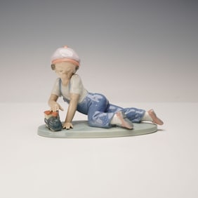 Lladro Porcelain Figurine, All Aboard 1007619