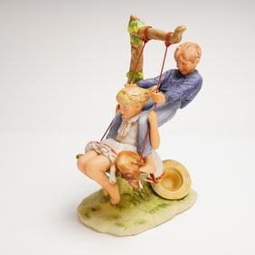 Norman Rockwells Summer-Flying High First Edition Figurine by Gorham