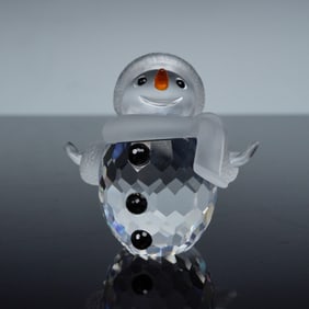 Swarovski Crystal Figurine, Snowman