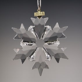 Swarovski 2018 Annual Edition Crystal Snowflake Ornament