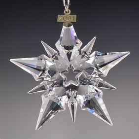 Swarovski Annual Edition 2001 Christmas Snowflake Ornament