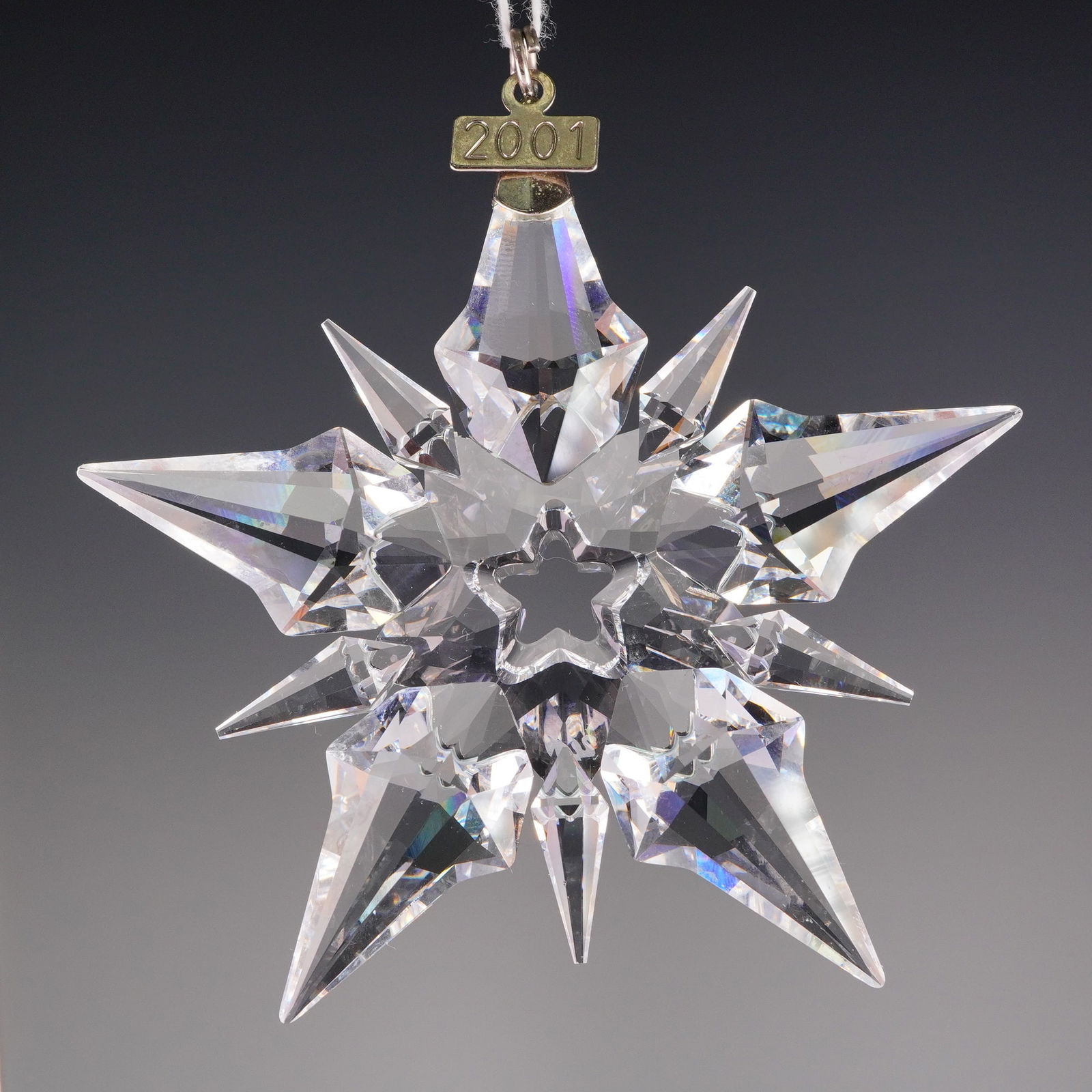 Swarovski Annual Edition 2001 Christmas Snowflake Ornament (1 of 5)