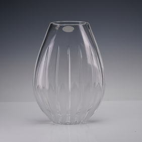 Royal Doulton Crystal Oval Vase