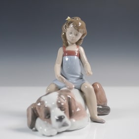 Lladro Porcelain Figurine Contented Companion 01006229