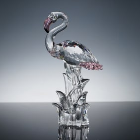 Swarovski Crystal Flamingo Figurine