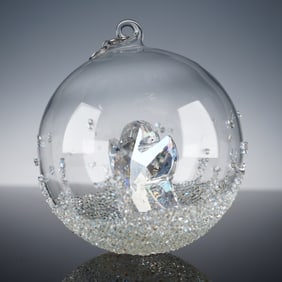 Swarovski 2015 Annual Edition Crystal Ball Ornament