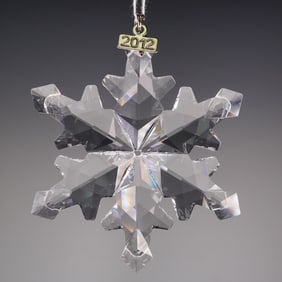 Swarovski Annual Edition 2012 Crystal Snowflake Ornament