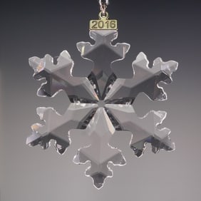 Swarovski Annual Edition 2016 Crystal Snowflake Christmas Ornament