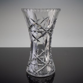 Crystal Starburst Vase
