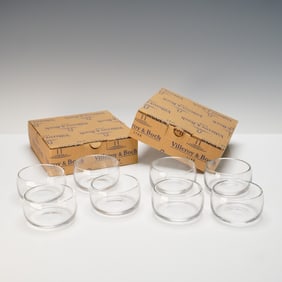 8pc Villeroy & Boch Small Glass Bowls