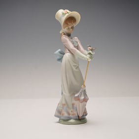 Lladro Porcelain Figurine, Garden Song  1007618