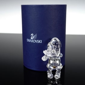 Swarovski Crystal Figurine, Sneezy