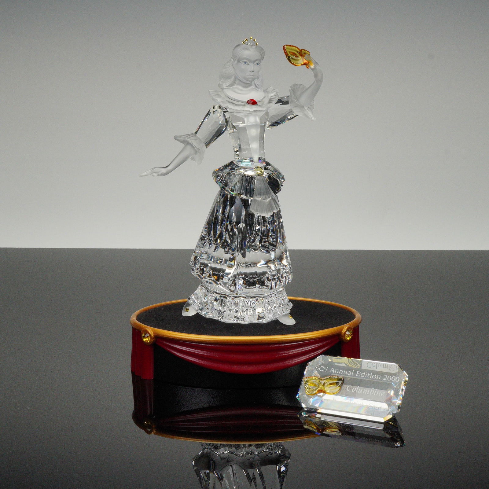 Swarovski SCS Annual Edition 2000 Masquerade Columbine 3pc Set (1 of 5)