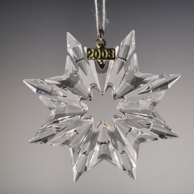 Swarovski 2003 Annual Edition Snowflake Ornament