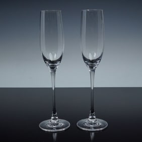 Pair of Lenox Champagne Glasses