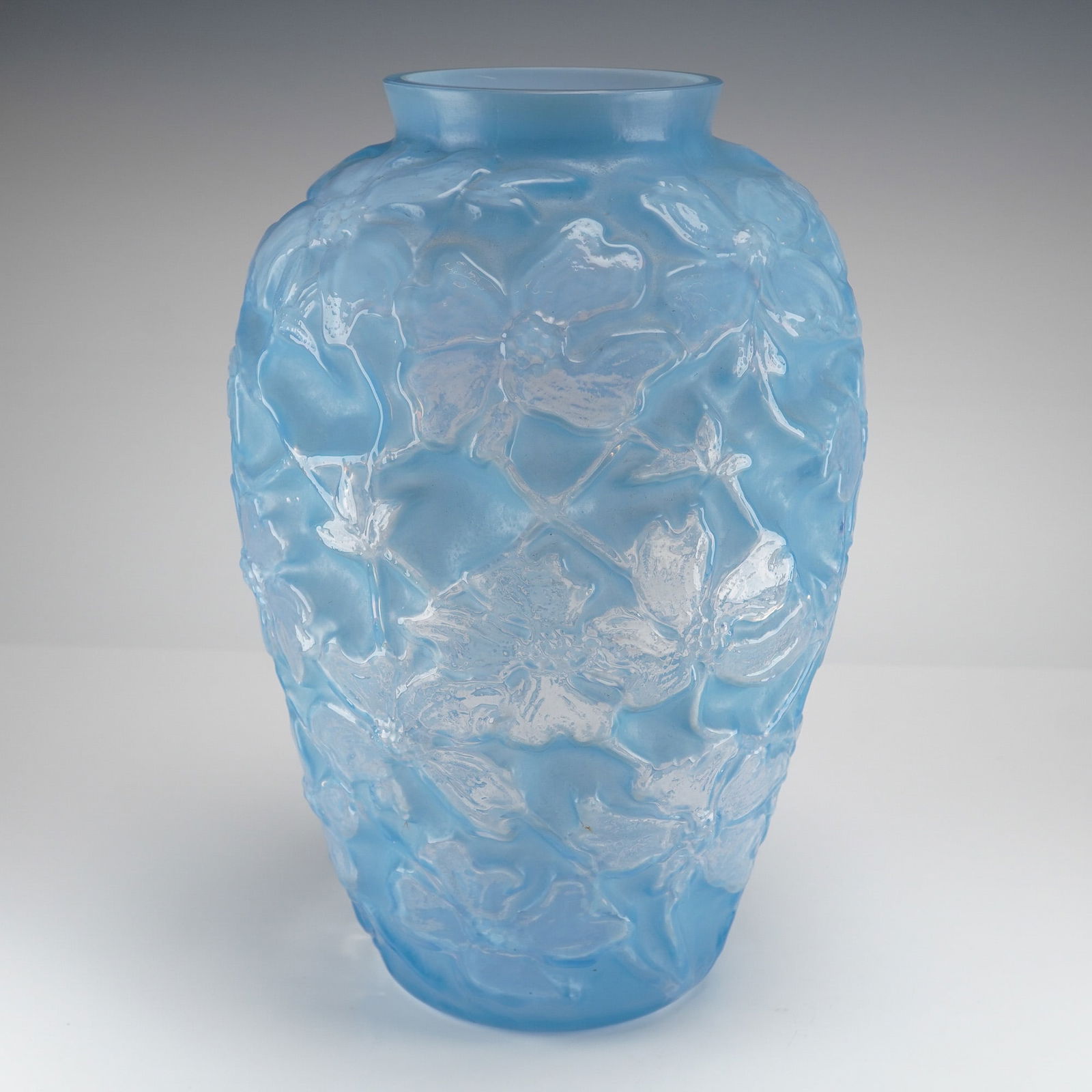 Consolidated Phoenix Art Glass Dogwood Pattern Vase (1 of 5)
