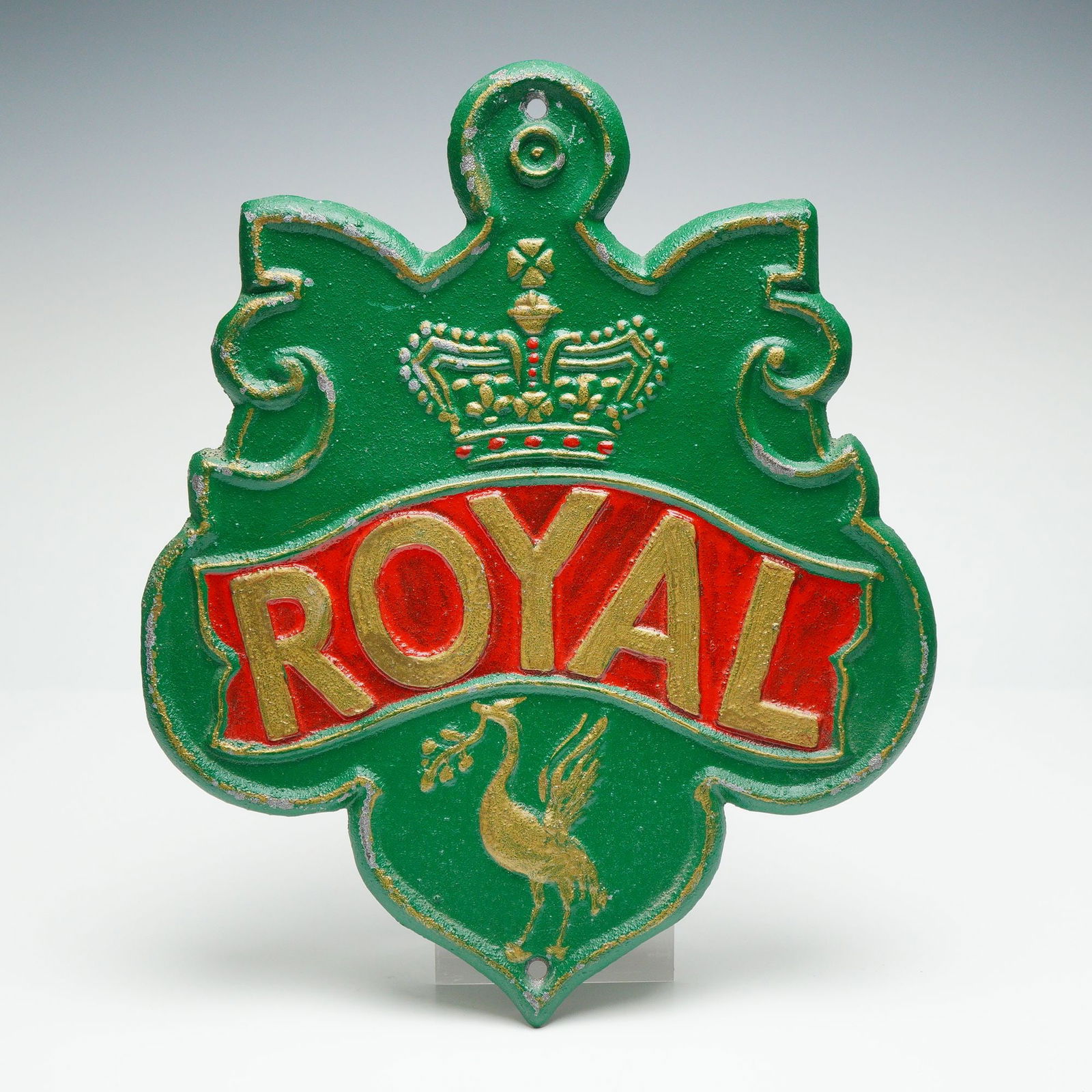 Royal Insurance Cast Metal Fire Mark Plaque (1 of 3)