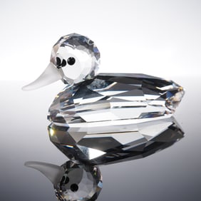 Swarovski Crystal Mallard Duck Figurine