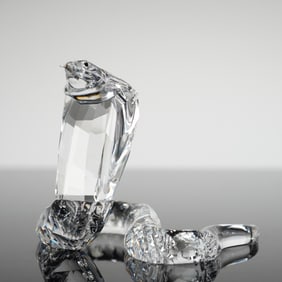 Swarovski Silver Crystal Cobra Figurine