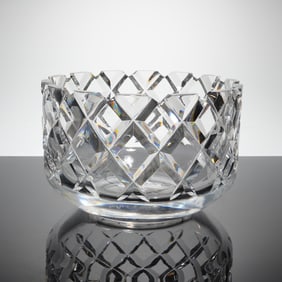 Orrefors by Gunnar Cyren Sofiero Crystal Bowl