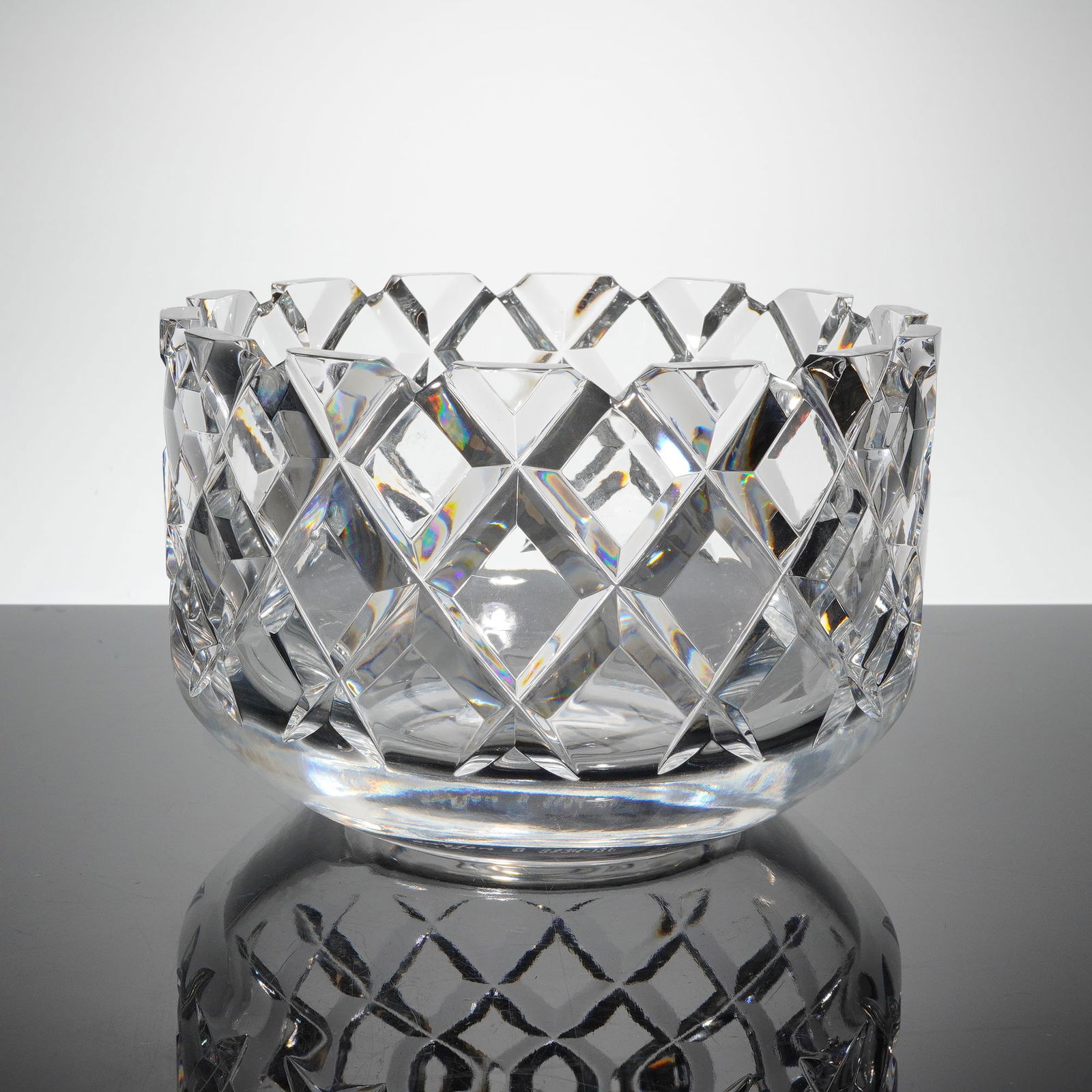 Orrefors by Gunnar Cyren Sofiero Crystal Bowl (1 of 5)