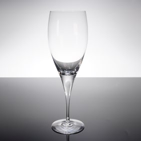 Orrefors Intermezzo Satin Champagne Flute Designed by Erika Lagerbielke