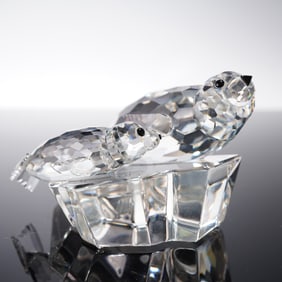 Swarovski SCS Annual Edition 1991 Save Me The Seals Crystal Figurine