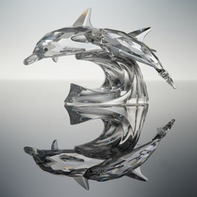 Swarovski SCS Annual Edition Figurine, Lead Me Dolphins