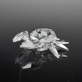 Swarovski Silver Crystal Mini Crab Figurine