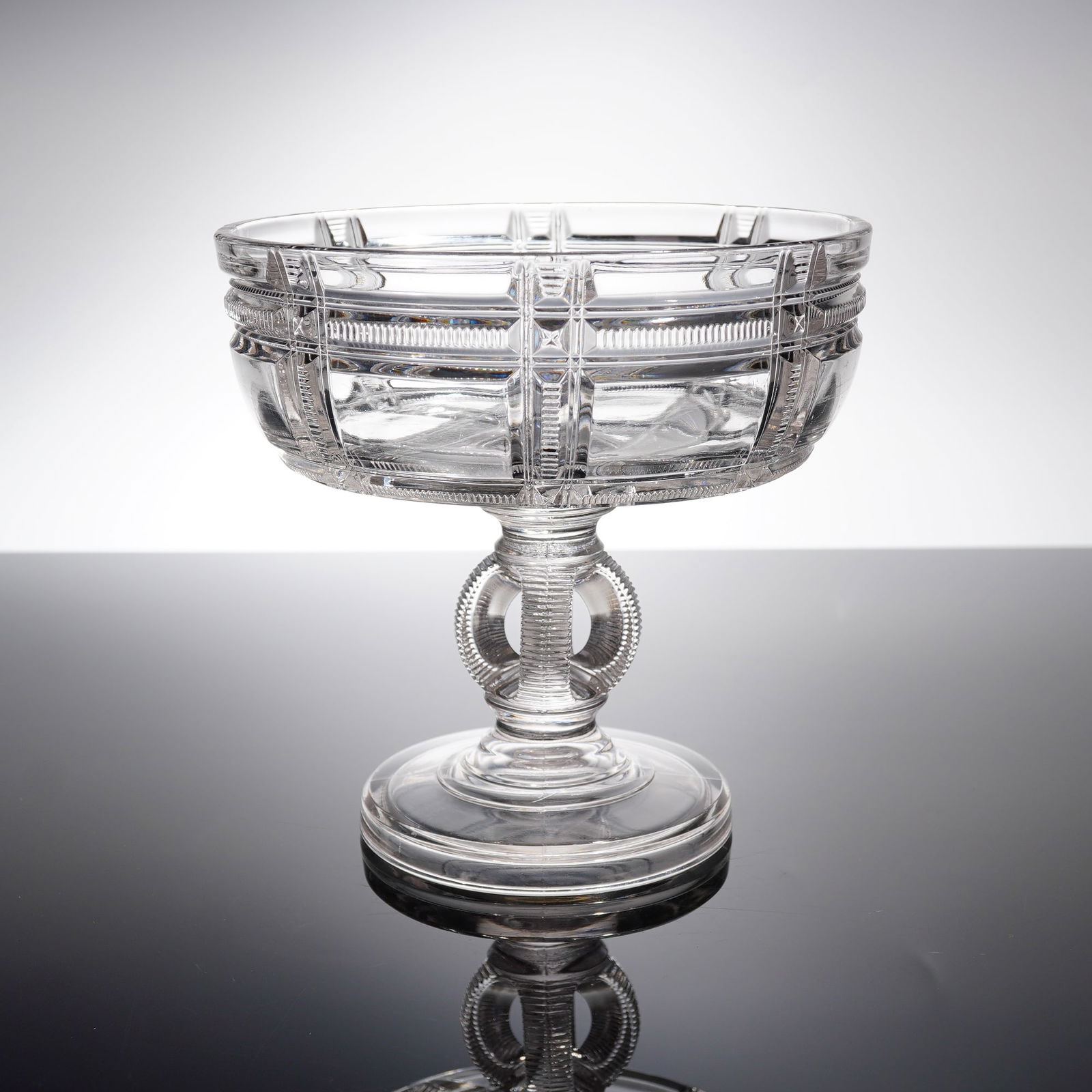 Early American Pressed Glass Compote (1 of 3)