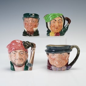 4pc Royal Doulton Small Character Jugs