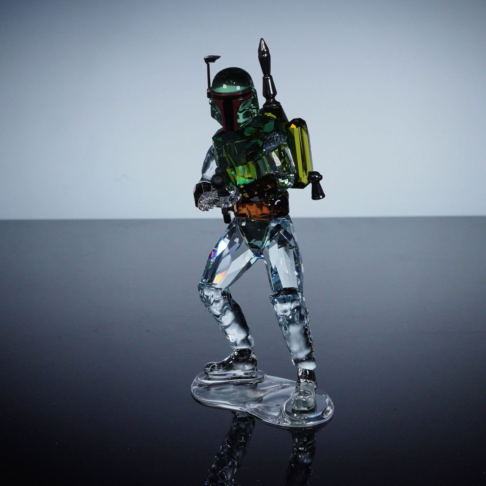 Swarovski Star Wars Disney Crystal Figurine, Boba Fett