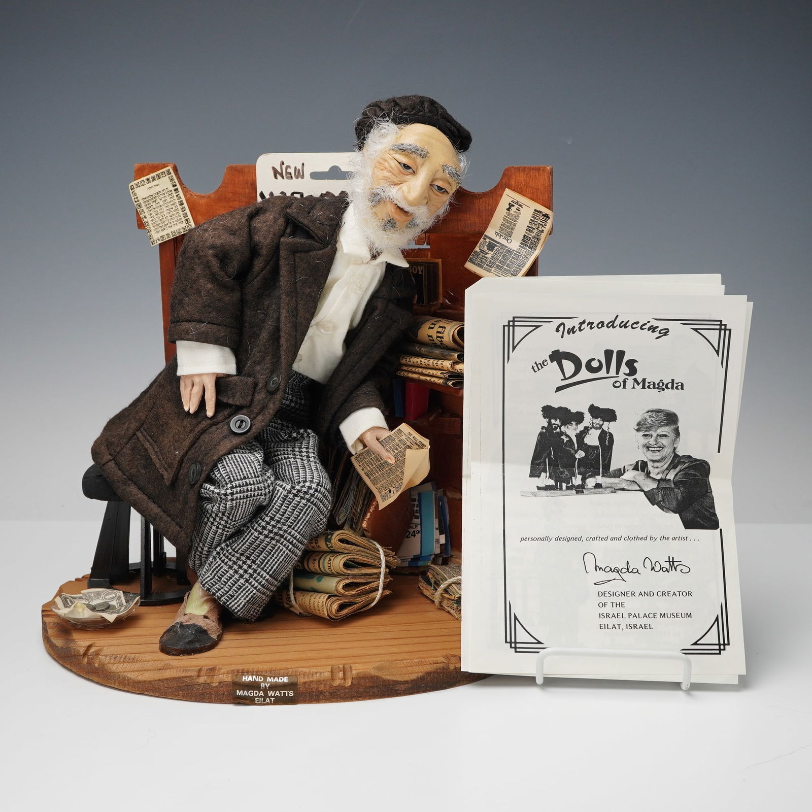 The Hand Made Dolls of Magda Watts, News Stand Display (1 of 3)