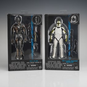2pc Star Wars Black Series IG 88 and Clone Trooper