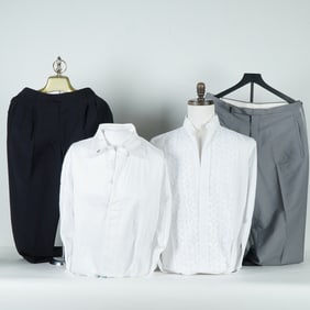 4pc Ross Graison, Bracci, and Kenzo Homme Pants & Shirts