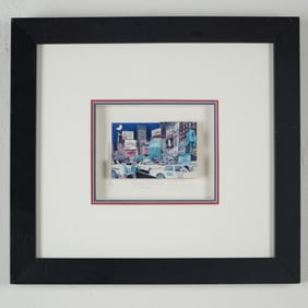 John Suchy, Times Square 3D Pop Art, Signed and Numbered