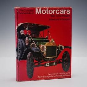 G.N. Georgano Hardcover Book, The Complete Encyclopedia of Motorcars 1885