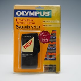Olympus Pearlcorder S700 Microcassette Recorder, New in Package