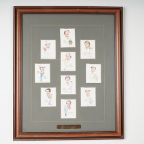 Graeme Baxter Print Set, American Golfers 1990