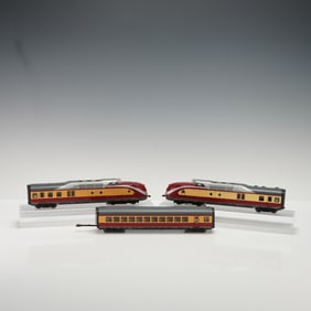 3pc Roco Train Set Trans Europ Express Locomotives and Carriage