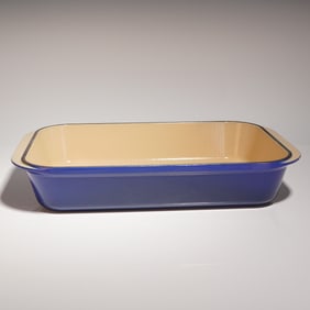 Le Creuset Enameled Cast Iron Rectangular Baking Dish Cobalt Blue